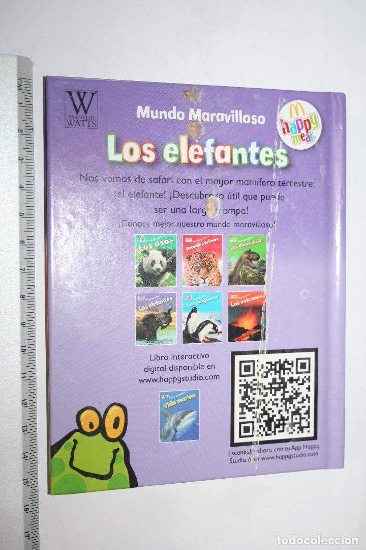 Libros: LOS ELEFANTES *** LIBRO DOCUMENTAL *** TAPAS CARTON&Eacute; - Foto 2