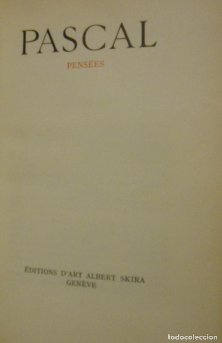 Libros: PASCAL. - Pens&eacute;es. - Foto 1