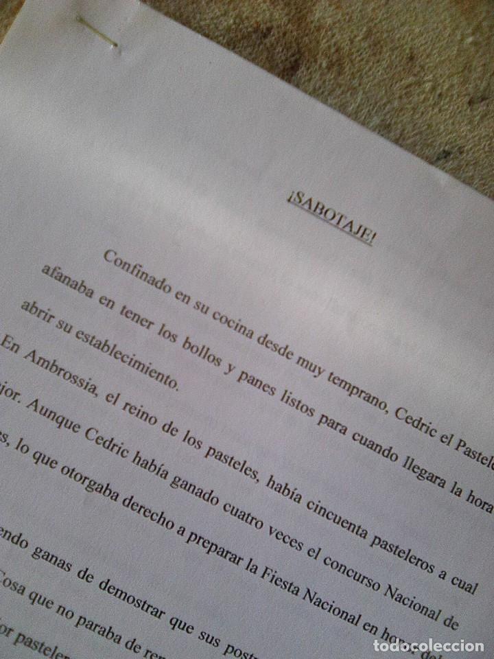 Libros: Sabotaje - cuento an&oacute;nimo e in&eacute;dito - sobre 15 pgs aproximadamente. - Foto 1