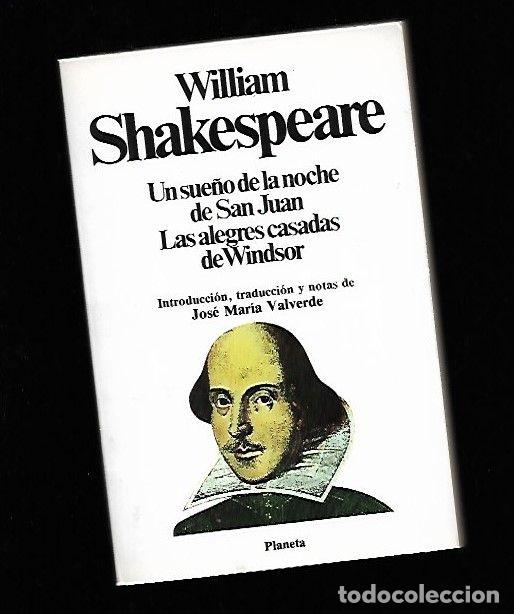 Libros: SUE&Ntilde;O DE LA NOCHE DE SAN JUAN - UN / LAS ALEGRES CASADAS DE WINDSOR - SHAKESPEARE, WILLIAM - Foto 1