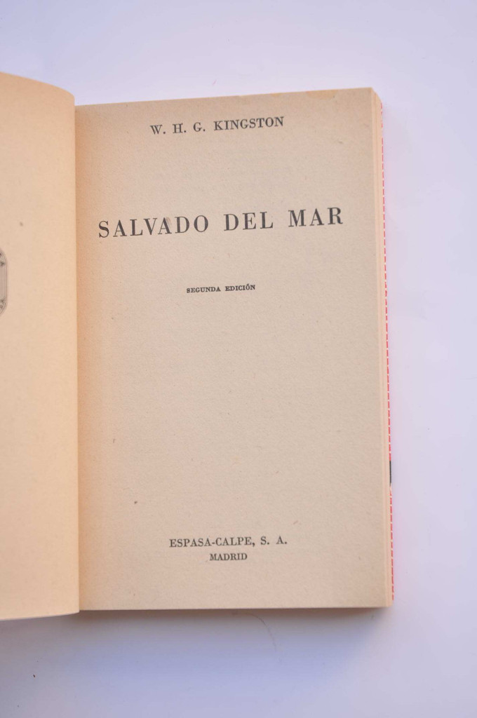 Libros: Salvado del mar - KINGSTON, W. H. G. - Foto 3