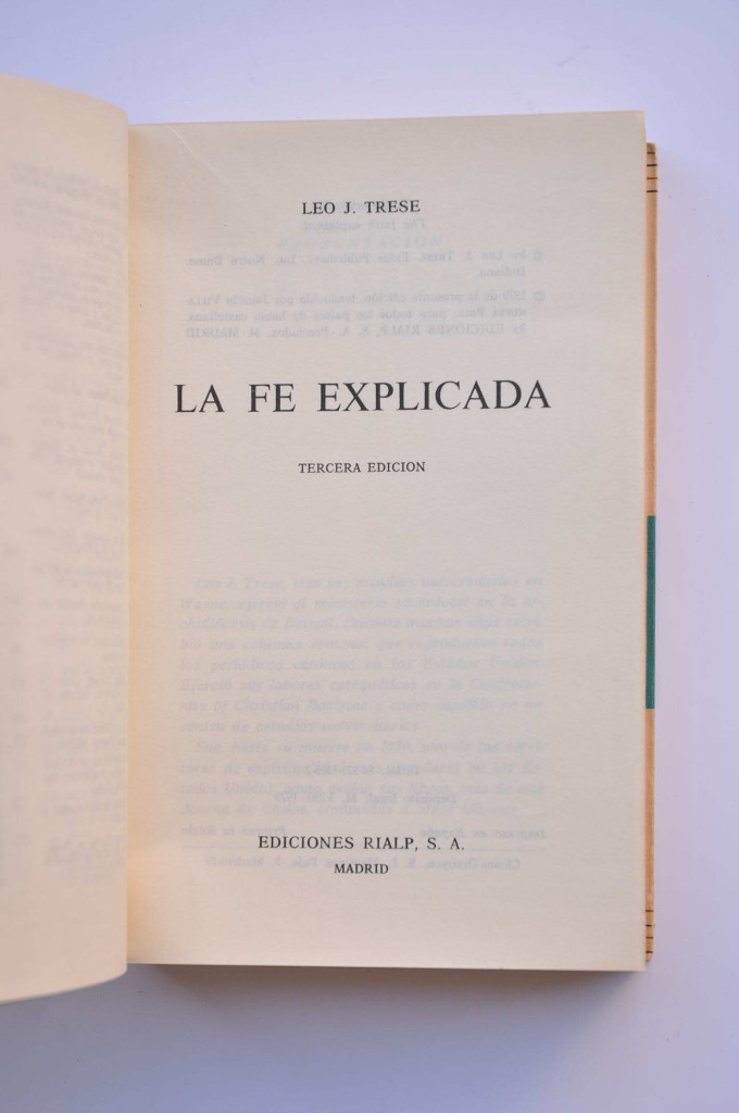 Libros: La fe explicada - These, Leo J. - Foto 2