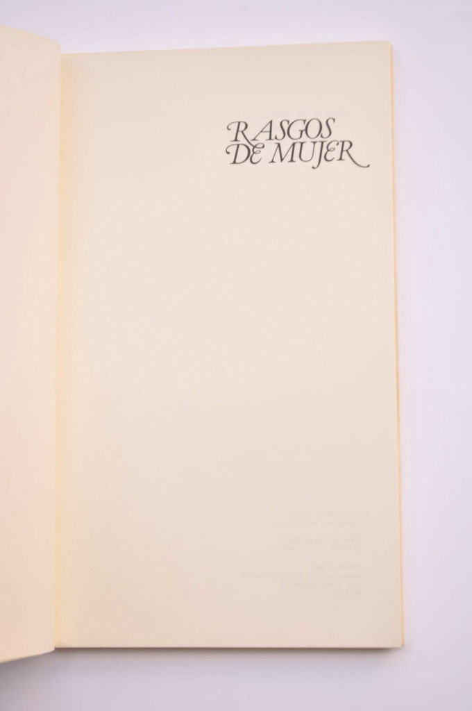 Libros: Rasgos de mujer - MAR&Iacute;N S&Aacute;NCHEZ, Dolores - Foto 2