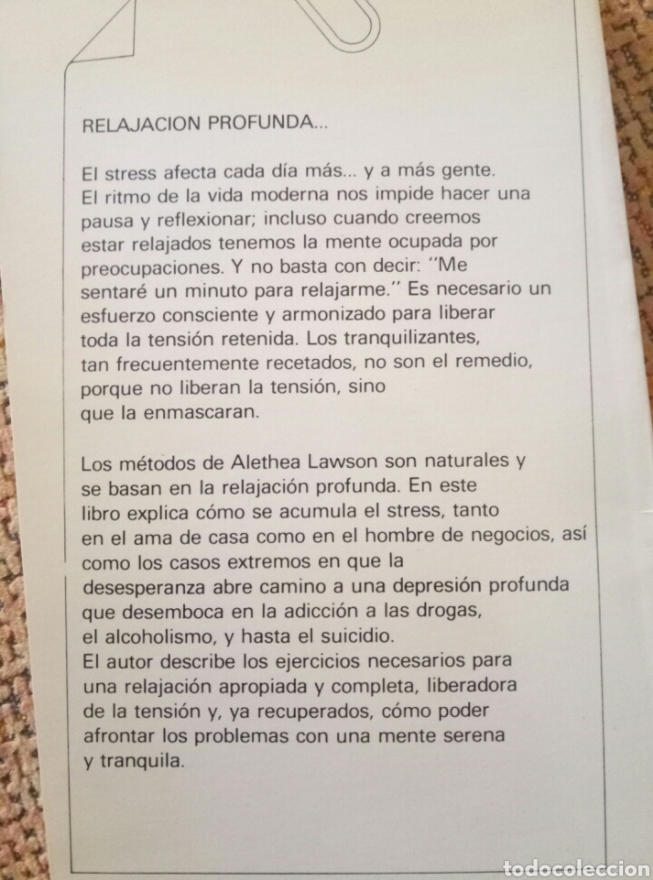 Libros: COMO VENCER EL STRESS. ALETHEA LAWSON&nbsp; - Foto 2