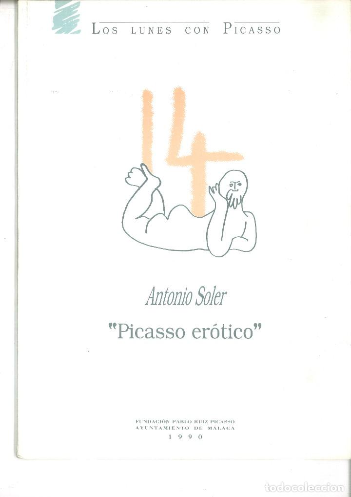 Libros: PICASSO ER&Oacute;TICO. CONFERENCIA. Antonio Soler - Foto 1