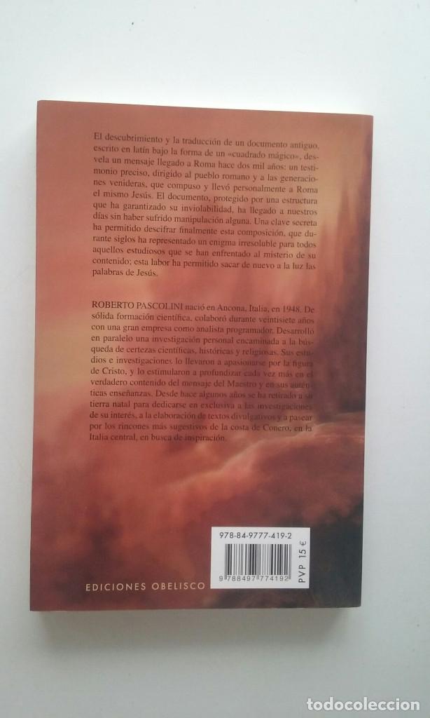 Libros: EL EVANGELIO DE POMPEYA - ROBERTO PASCOLINI - Foto 3