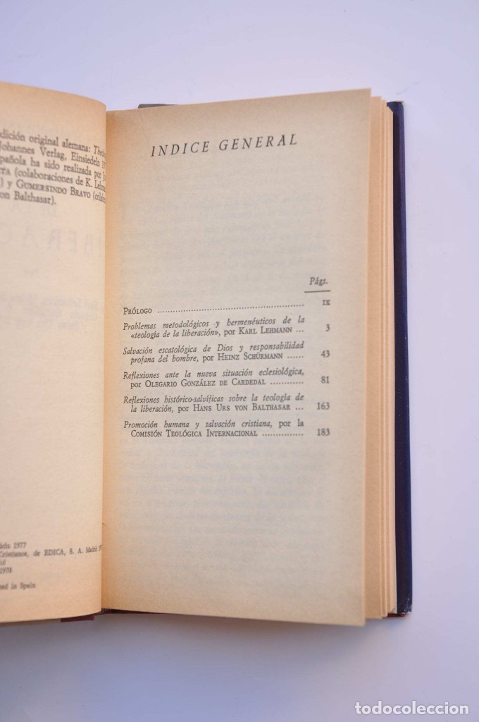 Libros: Teolog&iacute;a de la liberaci&oacute;n - AUTORES VARIOS - Foto 4
