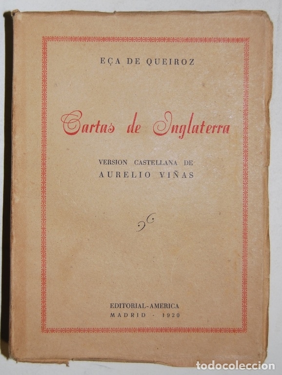 Libros: CARTAS DE INGLATERRA. Versi&oacute;n castellana de Aurelio Vi&ntilde;as - E&Ccedil;A DE QUEIROZ - Foto 1