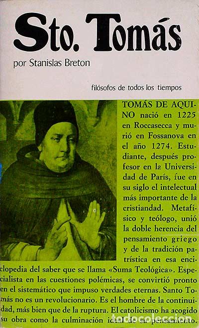 Libros: Sto. Tom&aacute;s - Stanislas Bret&oacute;n - Foto 1