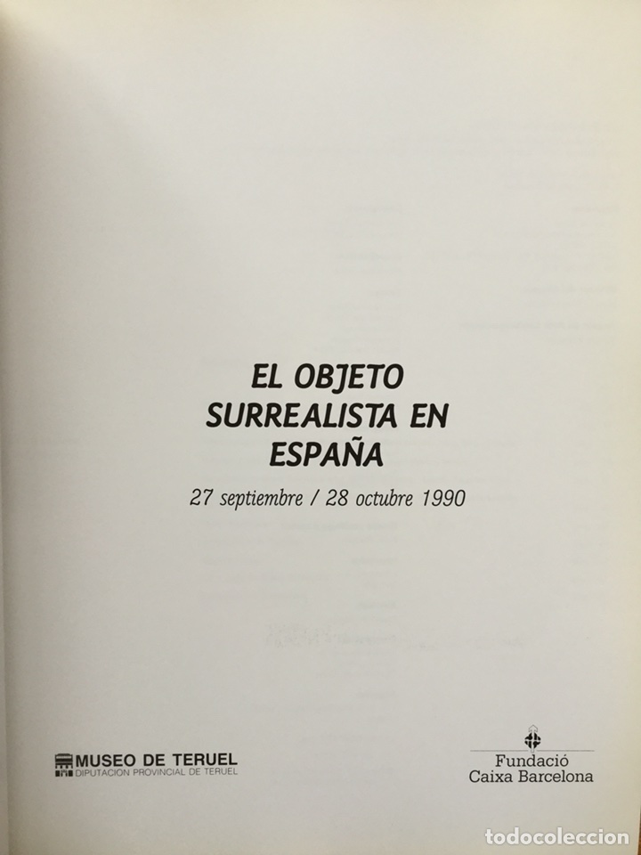 Libros: El Objeto Surrealista en Espa&ntilde;a - Foto 3