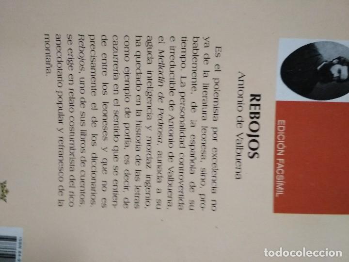 Libros: REBOJOS - ANTONIO DE VALBUENA - EDIC FACS&Iacute;MIL - Foto 2