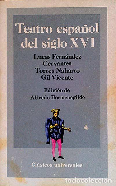 Libros: Teatro espa&ntilde;ol del siglo XVI - VVAA - Foto 1