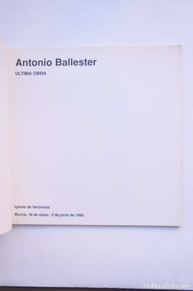 Libros: Antonio Ballester. &Uacute;ltima obra - BALLESTER, Antonio - Foto 2