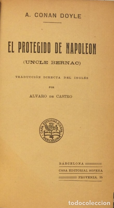 Libros: El protegido de Napole&oacute;n/Rodney Stone - Arthur Conan Doyle - Foto 8