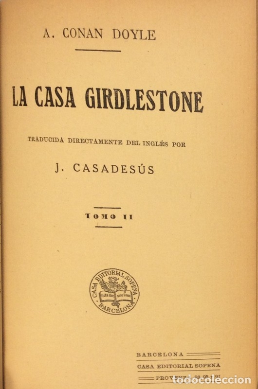 Libros: La casa Girdlestone - Arthur Conan Doyle - Foto 8