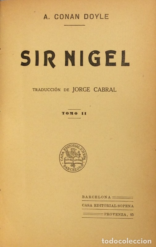 Libros: Sir Nigel - Arthur Conan Doyle - Foto 9