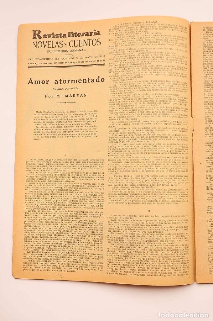 Libros: Amor atormentado - MARYAN, M. - Foto 2