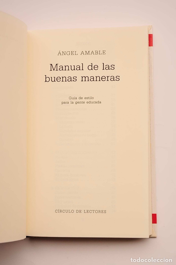 Libros: Manual de las buenas maneras - AMABLE, &Aacute;ngel - Foto 2