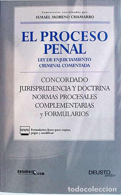 Libros: El proceso penal - Ismael Moreno Chamarro - Foto 1