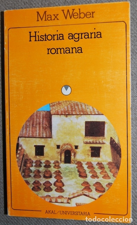 Libros: HISTORIA AGRARIA ROMANA - WEBER, Max - Foto 1