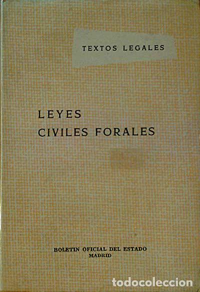 Libros: LEYES CIVILES FORALES. - Varios - Foto 1
