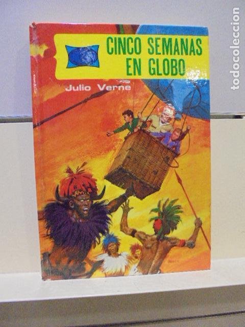 Libros: CINCO SEMANAS EN GLOBO  JULIO VERNE - EDICIONES TORAY - - Foto 1