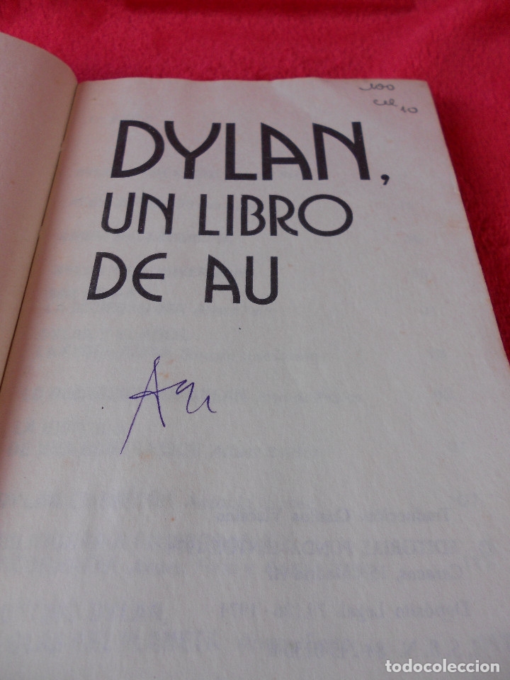Libros: Dylan, un libro de AU. Ed. Fundamentos 1974 - Foto 8