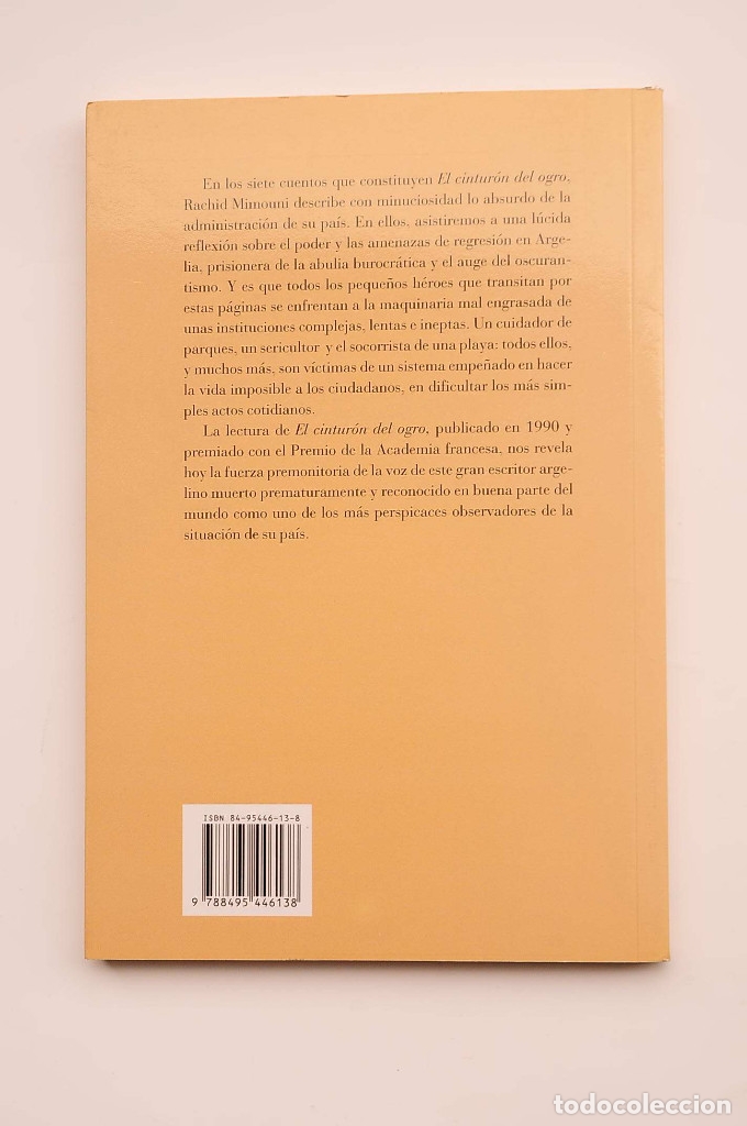 Libros: El cintur&oacute;n del ogro - MIMOUNI, Rachid - Foto 3