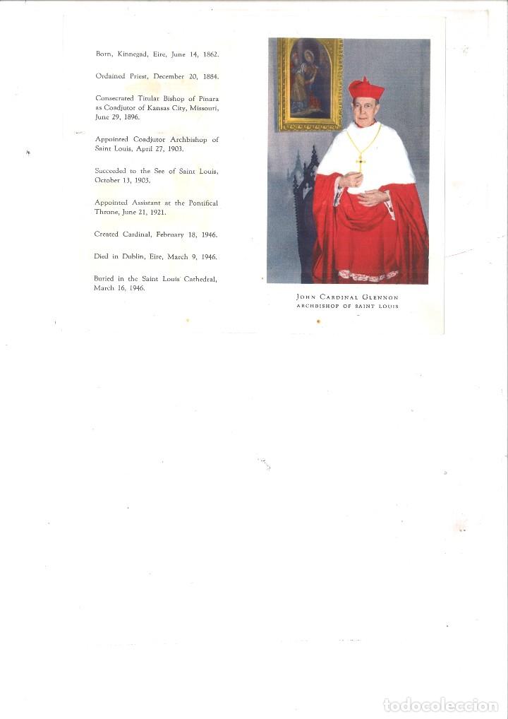 Libros: IN MEMORIAM. JOHN CARDINAL GLENNON - Foto 3
