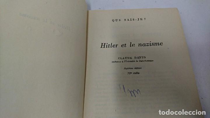 Libros: HITLER ET LE NAZISME, CLAUDE DAVID, EN FRANCES - Foto 3