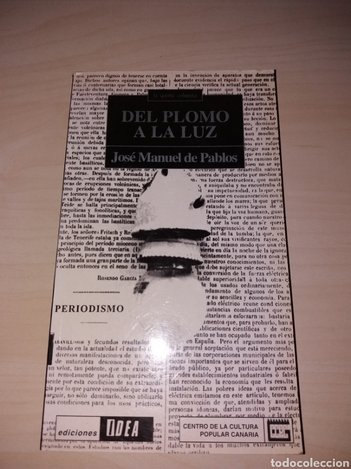 Libros: DEL PLOMO A LA LUZ - JOSE MANUEL DE PABLOS - Foto 1