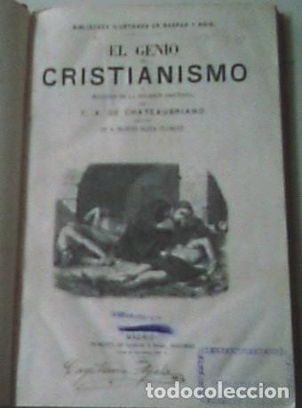 Libros: El genio del cristianismo - Foto 1