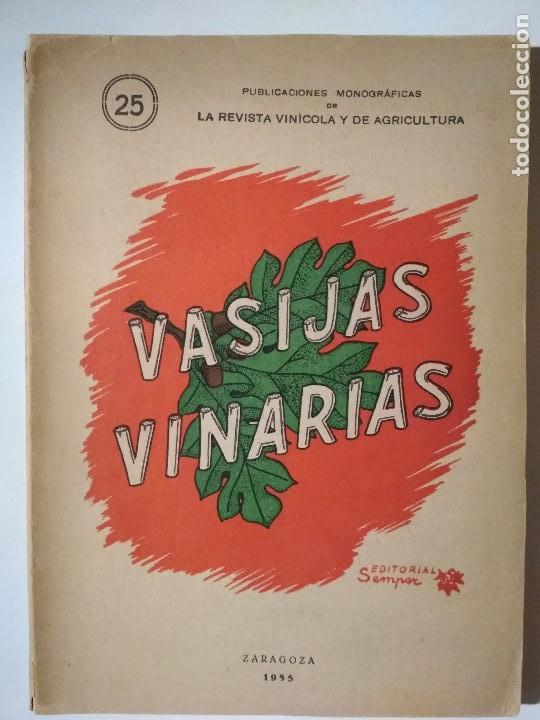 Libros: VASIJAS VINARIAS - ZARAGOZA 1955 - Foto 1