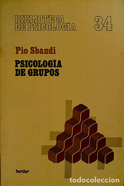 Libros: PSICOLOG&Iacute;A DE GRUPOS - PIO SBANDI - Foto 1