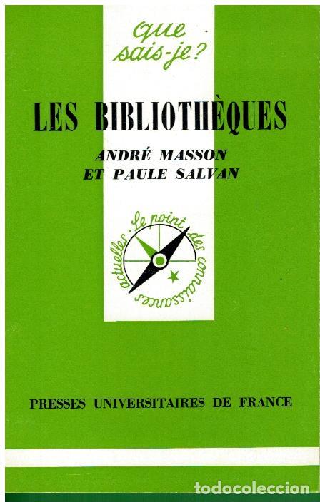 Libros: LES BIBLIOTH&Egrave;QUES. - Foto 1