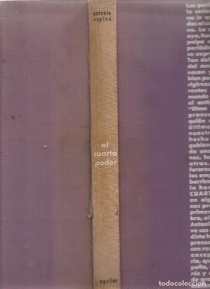 Libros: EL CUARTO PODER. COLECCI&Oacute;N: PANORAMA DE UN SIGLO. AGUILAR 1960. (P/B60) - Foto 2