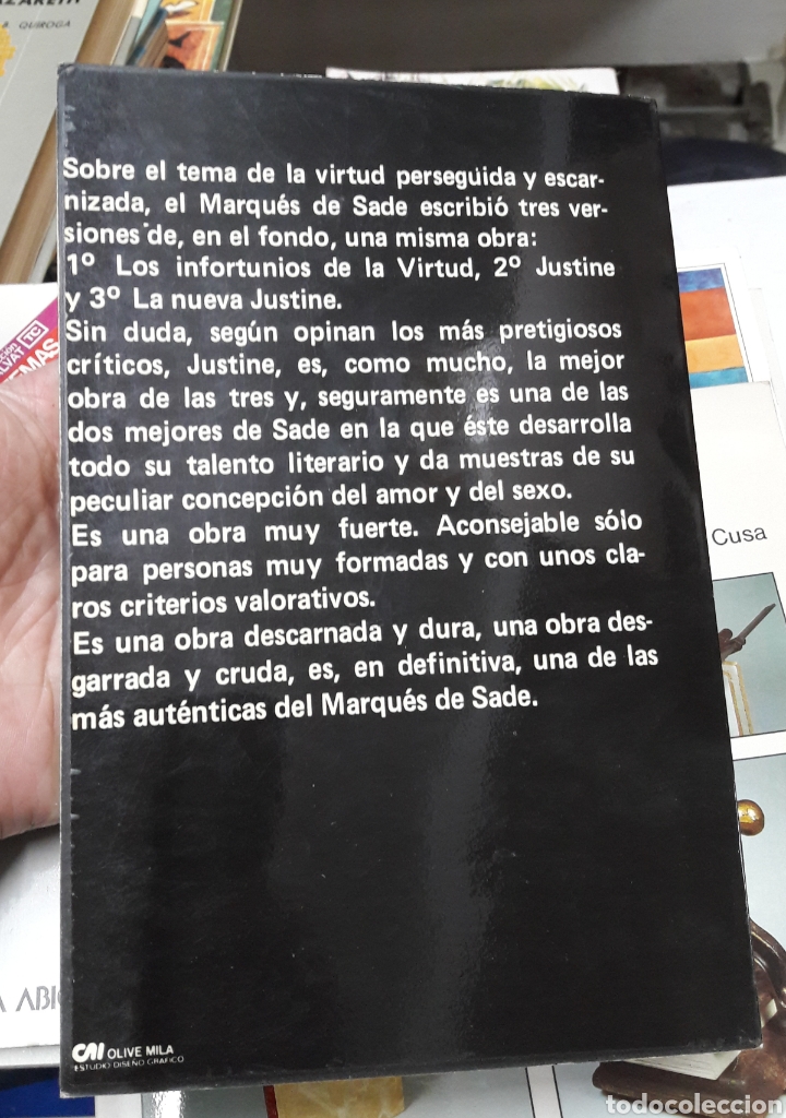 Libros: Justine. Marques de Sade. - Foto 2