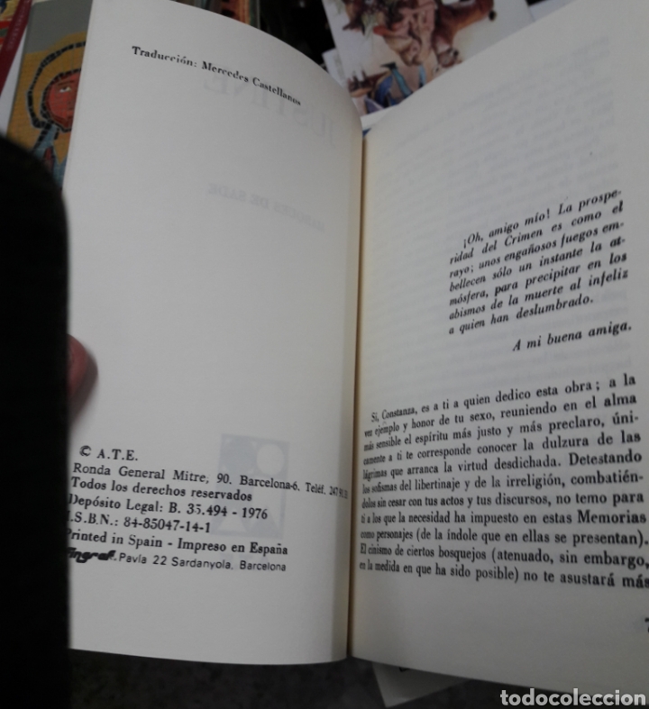 Libros: Justine. Marques de Sade. - Foto 4