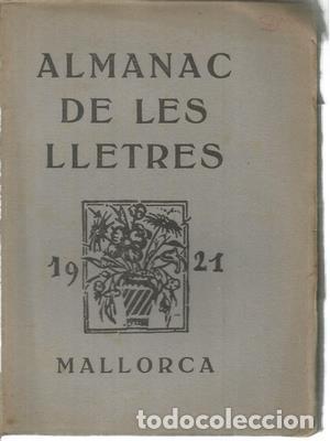 Libros: Almanac de les lletres 1921 - Foto 1
