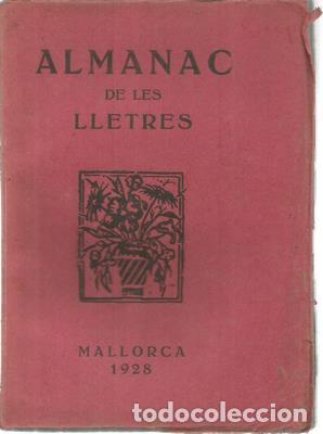 Libros: Almanac de les lletres 1928 - Foto 1