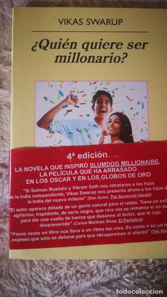 Libros: &iquest;Qui&eacute;n Quiere ser Millonario? - Vikas Swarup - Foto 1