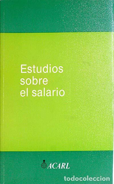 Libros: Estudios sobre el salario - Desconocido - Foto 1