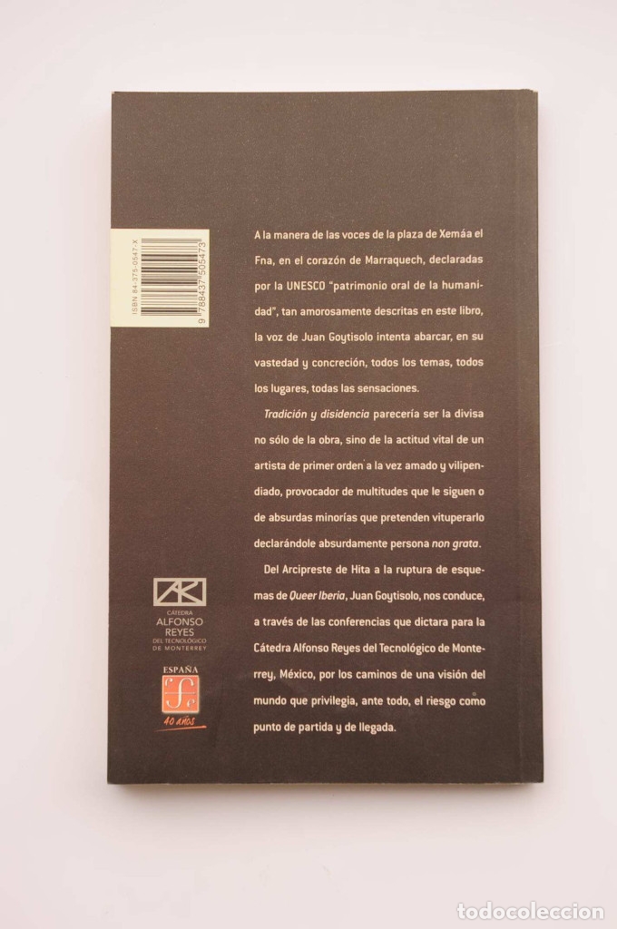 Libros: Tradici&oacute;n y disidencia - GOYTISOLO, Juan - Foto 3