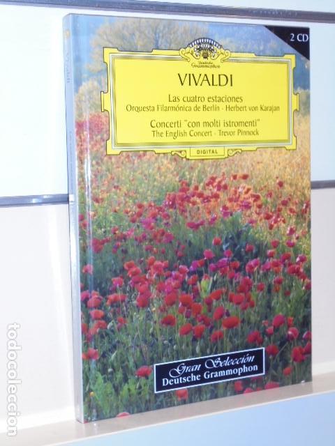 Libros: VIVALDI LAS CUATRO ESTACIONES ORQUESTA FILARMONICA DE BERLIN GRAN SELECCION 2 CD DEUTSCHE GRAMMOPHON