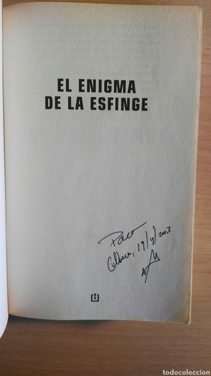 Libros: El enigma de la esfinge - Foto 4