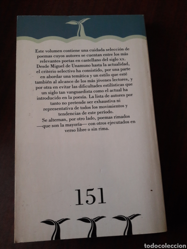 Libros: Poetas espa&ntilde;oles del S. XX. Moby Dick 1987 - Foto 2