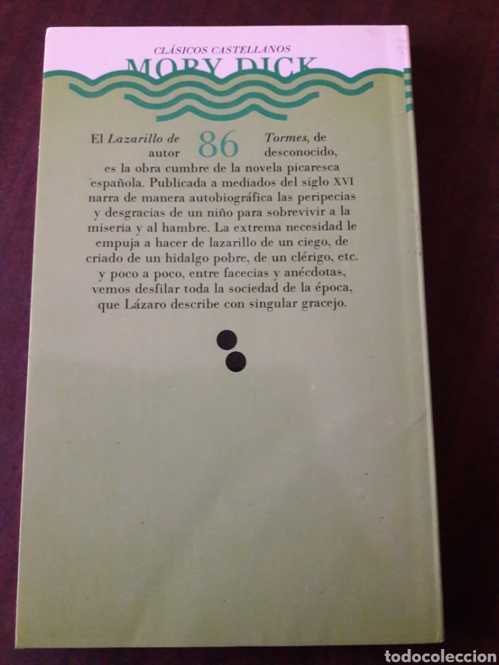 Libros: El Lazarillo de Tormes. Moby Dick 1985 - Foto 2