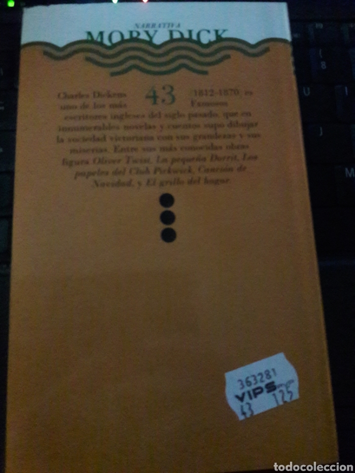 Libros: El grillo del hogar. Charles Dickens. Moby Dick 1985 - Foto 2