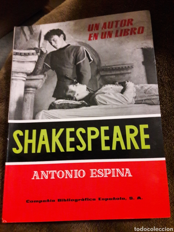 Libros: Un autor un libro.SHAKESPEARE. Antonio Espina. 1962 - Foto 1
