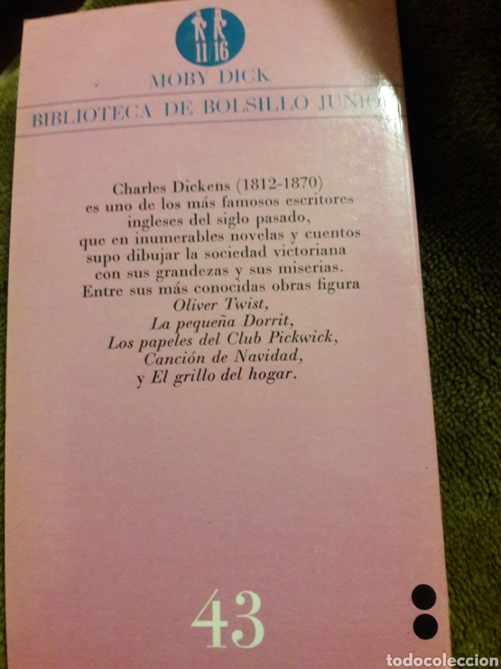 Libros: El Grillo del hogar. Por Charles Dickens. Moby Dick 1979 - Foto 2
